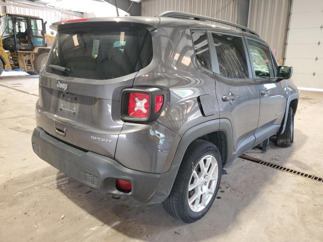 ZACNJBAB3LPL09049 - 2020 JEEP RENEGADE S GRAY photo 4