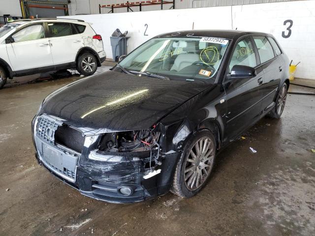 WAUHF78P47A077189 - 2007 AUDI A3 2 BLACK photo 2