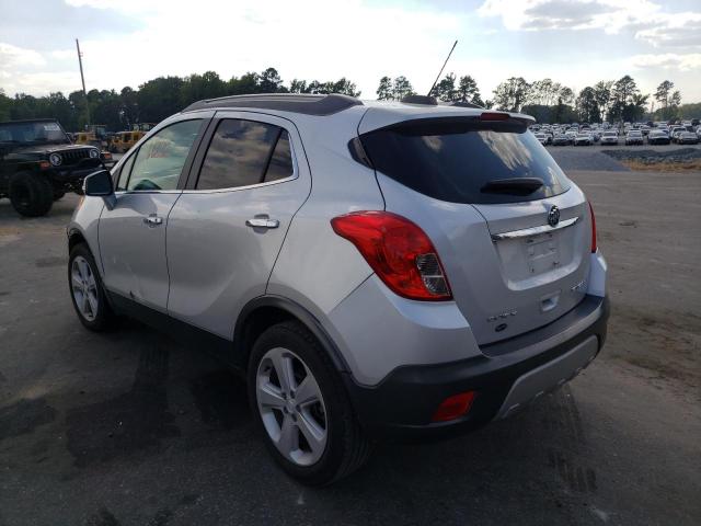 KL4CJASBXFB238699 - 2015 BUICK ENCORE SILVER photo 3