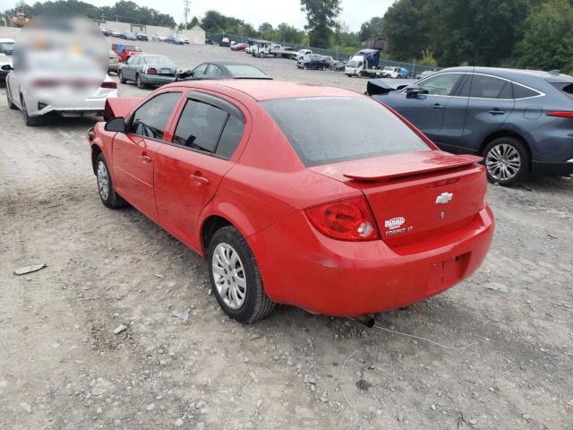 1G1AD5F56A7118953 - 2010 CHEVROLET COBALT 1LT RED photo 3