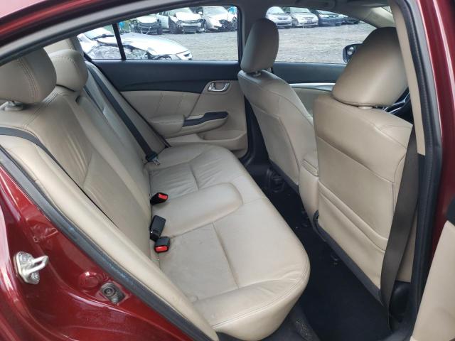 2HGFB2F92EH547913 - 2014 HONDA CIVIC EXL Bordo foto 6