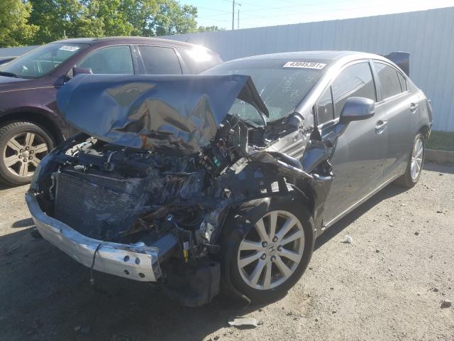 19XFB2F9XCE026591 - 2012 HONDA CIVIC EXL 灰色 照片 2