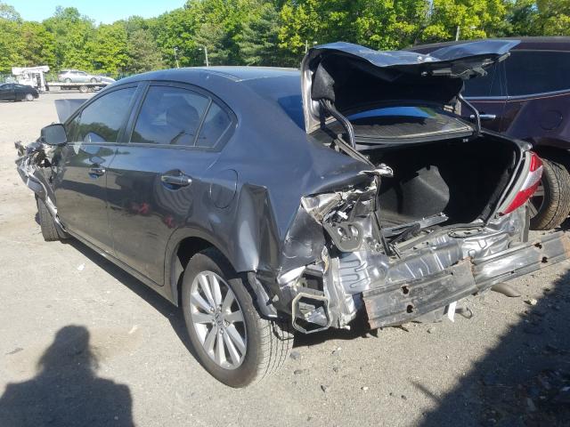 19XFB2F9XCE026591 - 2012 HONDA CIVIC EXL 灰色 照片 3
