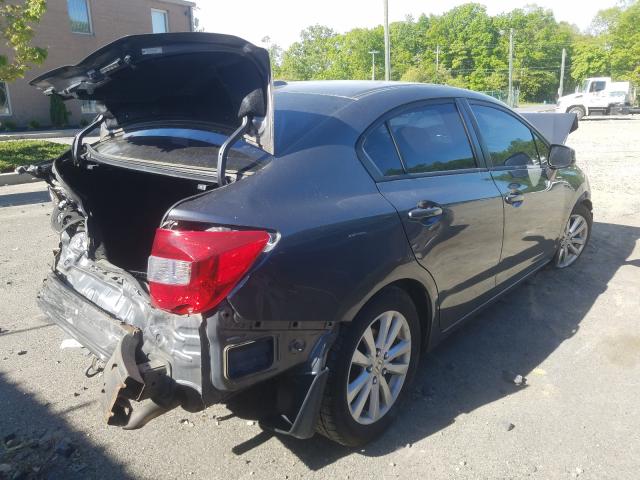 19XFB2F9XCE026591 - 2012 HONDA CIVIC EXL 灰色 照片 4