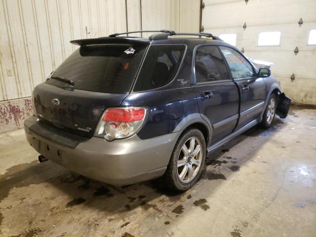 JF1GG68666H822226 - 2006 SUBARU IMPREZA OU BLUE photo 4