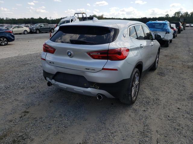 WBXYJ5C35JEF78625 - 2018 BMW X2 XDRIVE2 SILVER photo 4