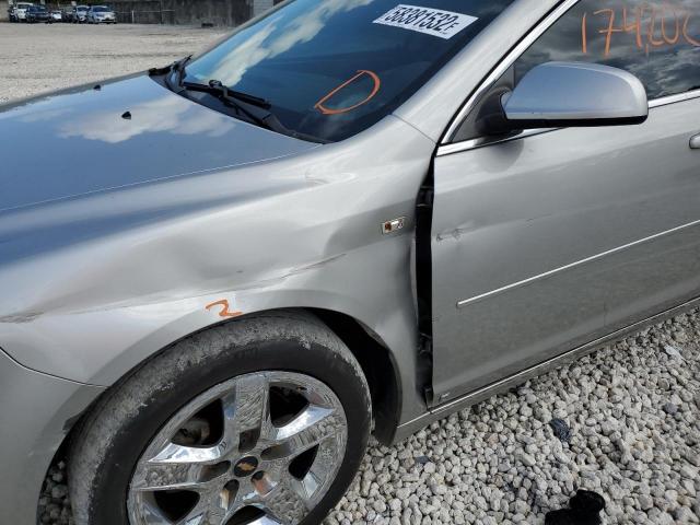 1G1ZH57B48F177365 - 2008 CHEVROLET MALIBU 1LT ვერცხლისფერი ფოტო 9
