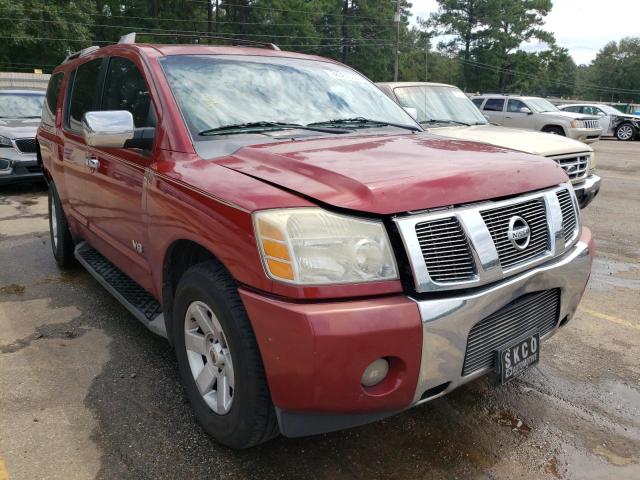 5N1BA08A77N713361 - 2007 NISSAN ARMADA SE RED photo 1