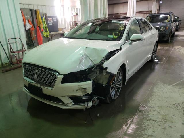 3LN6L5C94HR666679 - 2017 LINCOLN MKZ SELECT WHITE photo 2