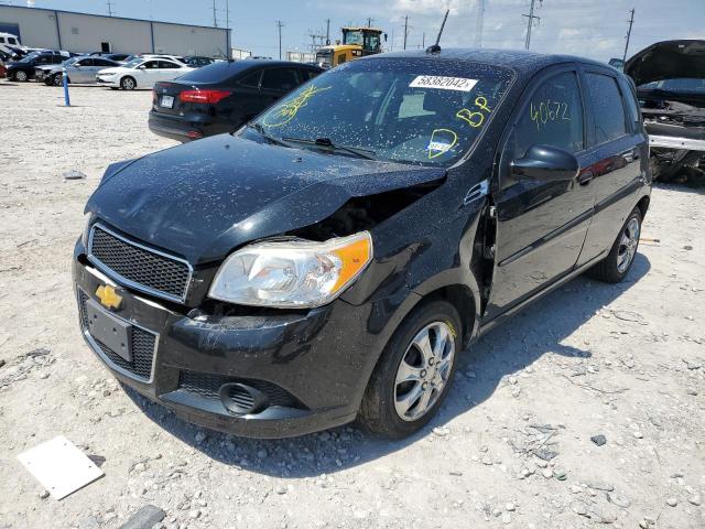 KL1TD6DE4BB137192 - 2011 CHEVROLET AVEO LS 黑色 照片 2