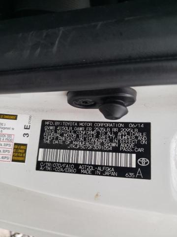 JTKJF5C72F3091054 - 2015 TOYOTA SCION TC Blanc photo 10