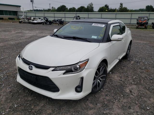 JTKJF5C72F3091054 - 2015 TOYOTA SCION TC Blanc photo 2