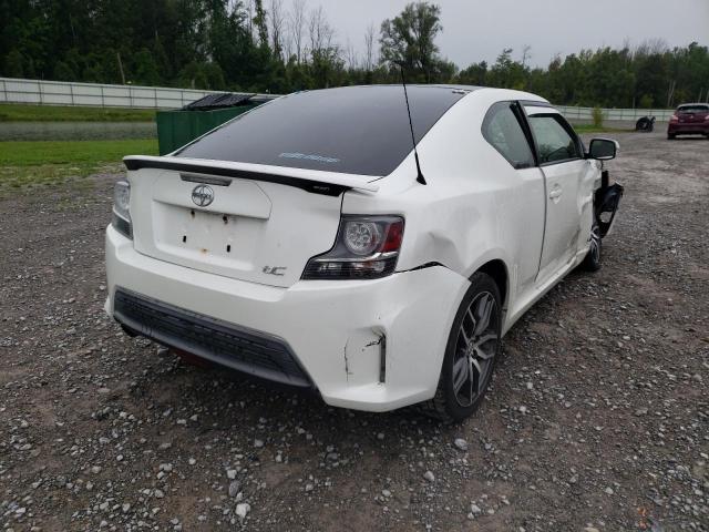 JTKJF5C72F3091054 - 2015 TOYOTA SCION TC Blanc photo 4