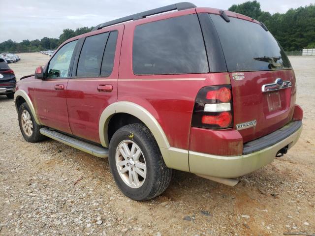 1FMEU64E08UA94240 - 2008 FORD EXPLORER E RED photo 3