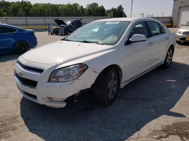 1G1ZC5E01CF334360 - 2012 CHEVROLET MALIBU 1LT თეთრი ფოტო 2