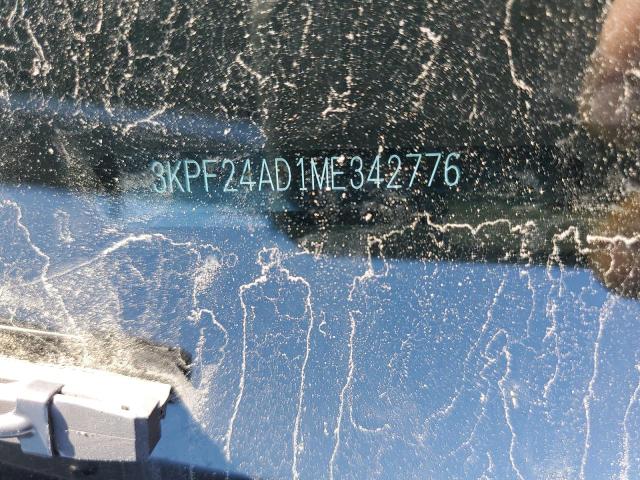 3KPF24AD1ME342776 - 2021 KIA FORTE FE BLACK photo 10