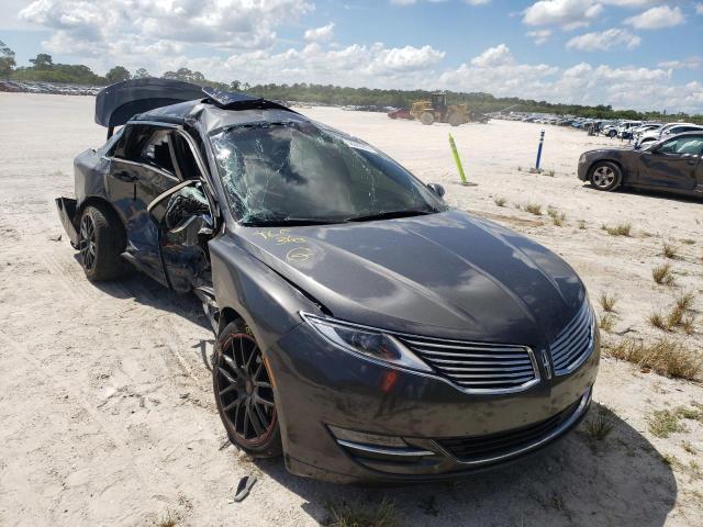 3LN6L2GKXGR606948 - 2016 LINCOLN MKZ GRAY photo 1