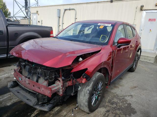 JM3KFABM7K1576296 - 2019 MAZDA CX-5 SPORT RED photo 2