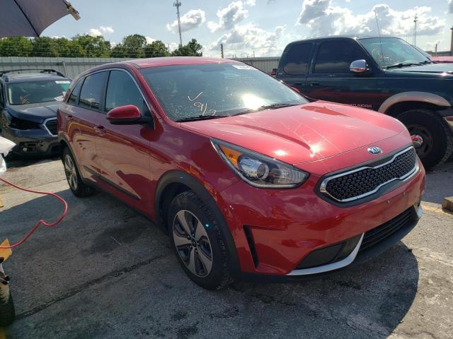 KNDCB3LCXK5337232 - 2019 KIA NIRO FE RED photo 1