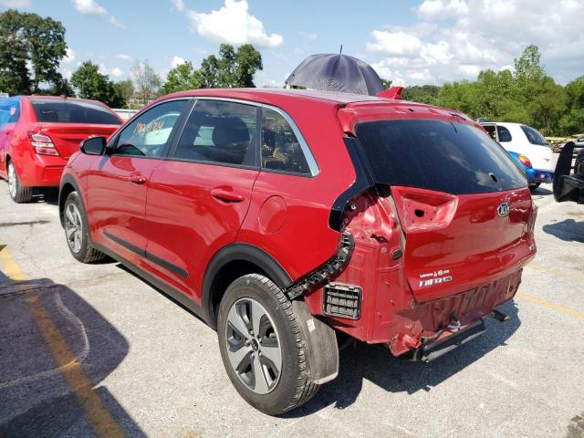 KNDCB3LCXK5337232 - 2019 KIA NIRO FE RED photo 3