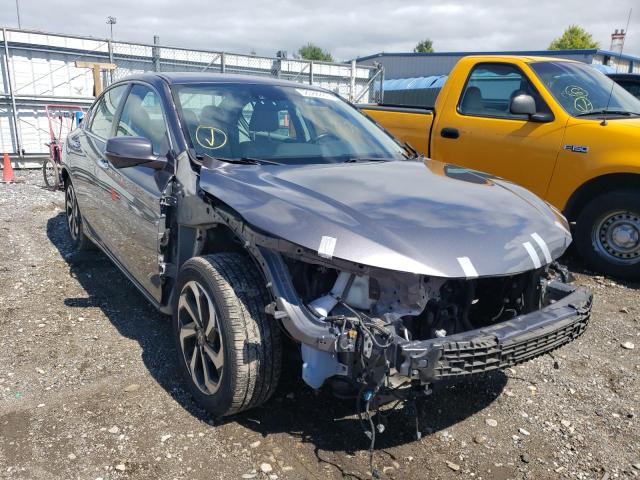 1HGCR2F97HA072843 - 2017 HONDA ACCORD EXL GRAY photo 1