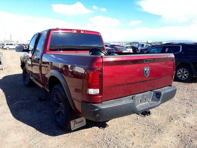 1C6RR6GG5NS120379 - 2022 RAM 1500 CLASS MAROON photo 3