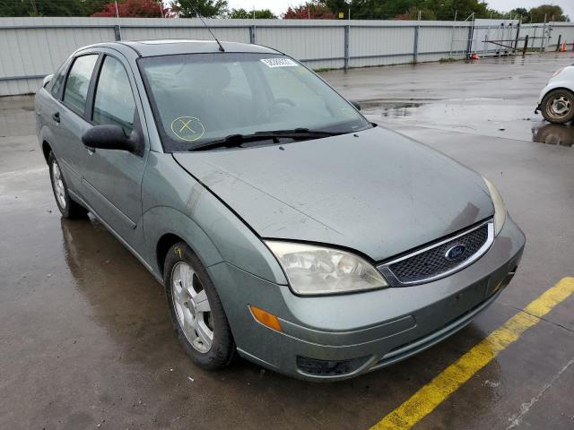 1FAHP34N25W188875 - 2005 FORD FOCUS ZX4 GREEN photo 1