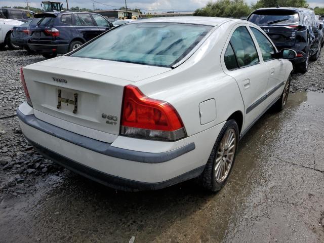 YV1RS58D032277580 - 2003 VOLVO S60 2.4T WHITE photo 4