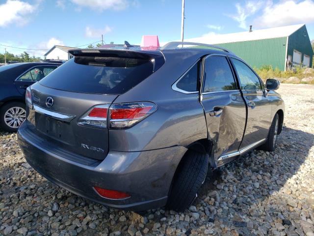 JTJBC1BAXD2050892 - 2013 LEXUS RX 450 GRAY photo 4