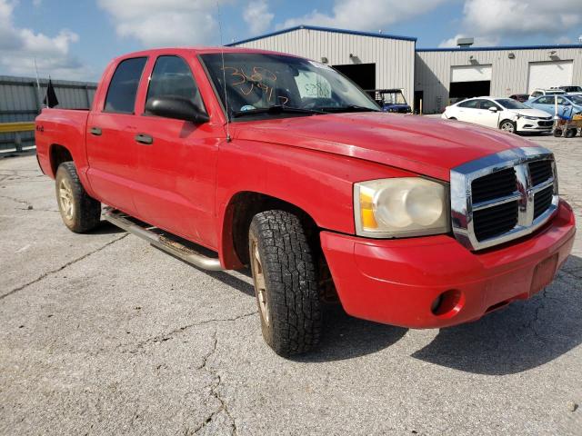 1D7HW48J17S138446 - 2007 DODGE DAKOTA QUA RED photo 1