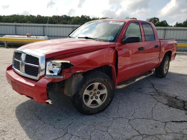 1D7HW48J17S138446 - 2007 DODGE DAKOTA QUA RED photo 2