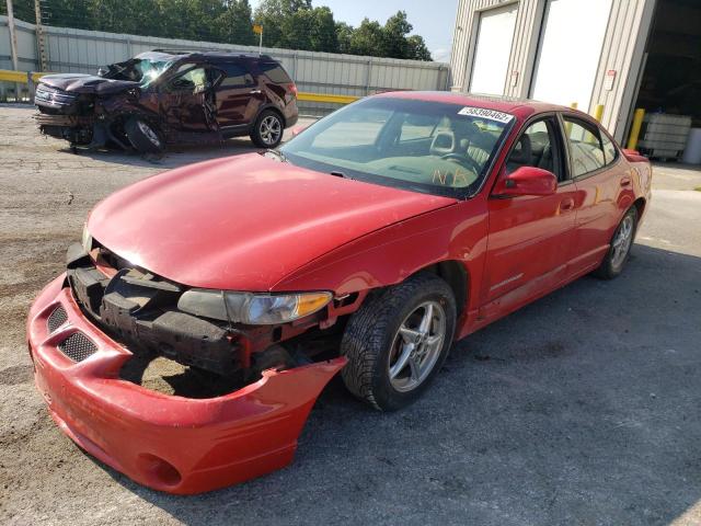 1G2WP52K31F117883 - 2001 PONTIAC GRAND PRIX წითელი ფოტო 2