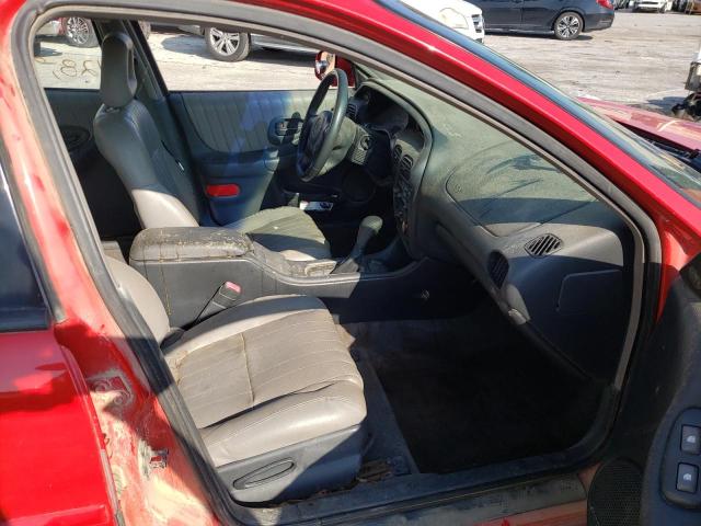 1G2WP52K31F117883 - 2001 PONTIAC GRAND PRIX წითელი ფოტო 5