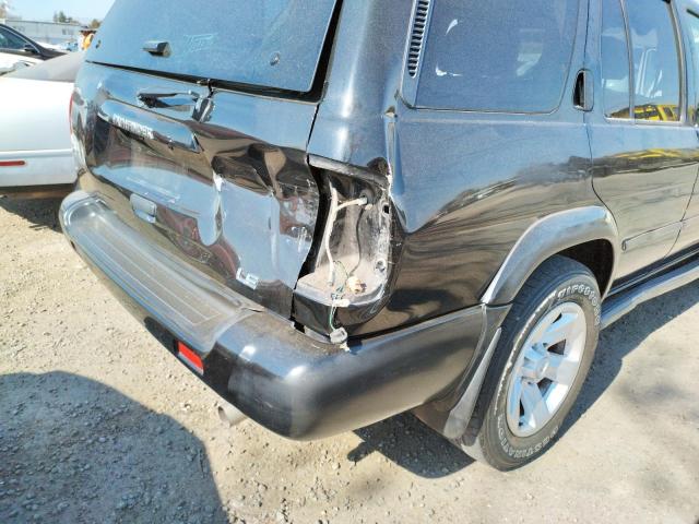 JN8DR09X92W655009 - 2002 NISSAN PATHFINDER BLACK photo 9