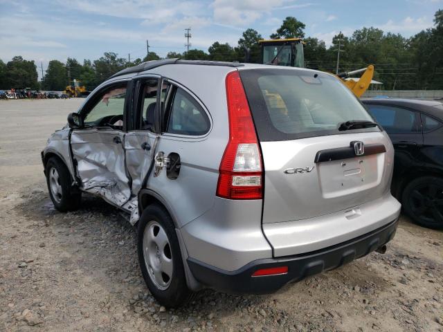 5J6RE38379L017165 - 2009 HONDA CR-V LX SILVER photo 3