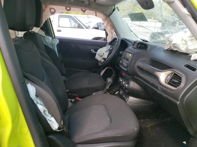 ZACCJBAB8HPG19358 - 2017 JEEP RENEGADE S GREEN photo 5