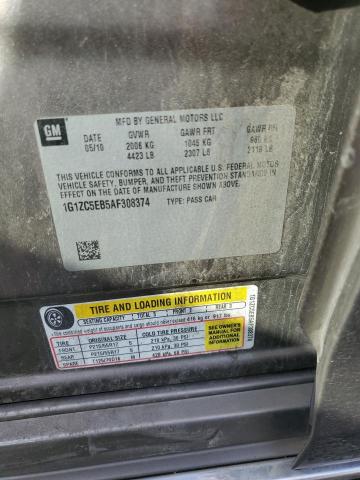 1G1ZC5EB5AF308374 - 2010 CHEVROLET MALIBU 1LT BROWN photo 10