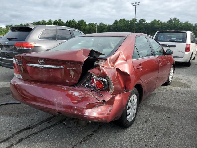 4T1BE32K15U004886 - 2005 TOYOTA CAMRY LE RED photo 4