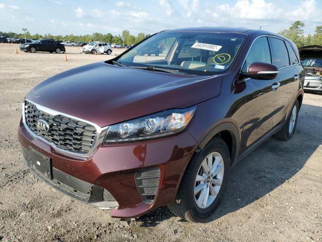 5XYPG4A3XLG643870 - 2020 KIA SORENTO L BURGUNDY photo 2