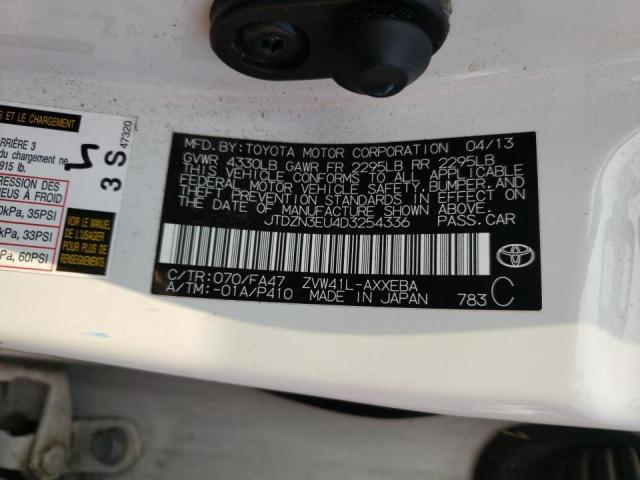 JTDZN3EU4D3254336 - 2013 TOYOTA PRIUS V  photo 10