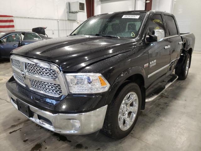 1C6RR7NT5HS759503 - 2017 RAM 1500 LARAM BLACK photo 2