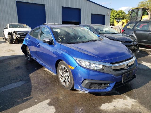 2HGFC2F72GH545089 - 2016 HONDA CIVIC EX BLUE photo 1