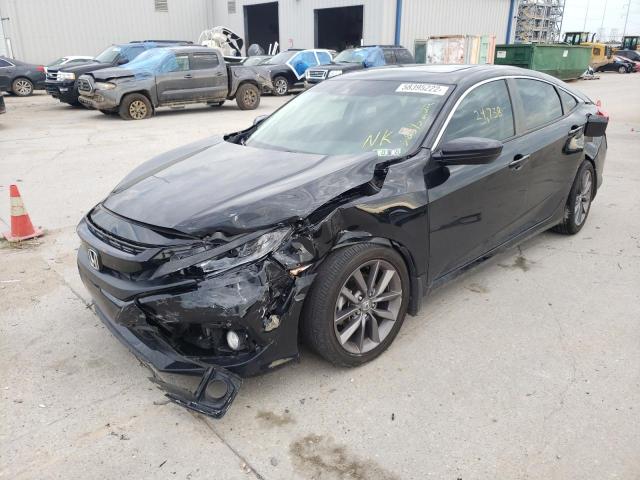 19XFC1F71LE022953 - 2020 HONDA CIVIC EXL 黑色 照片 2
