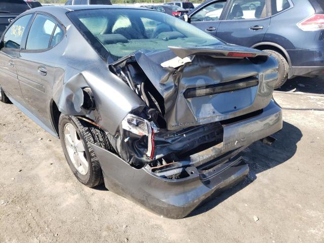 2G2WP522751316478 - 2005 PONTIAC GRAND PRIX ნაცრისფერი ფოტო 9