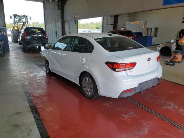 3KPA24AB0KE182444 - 2019 KIA RIO S WHITE photo 3