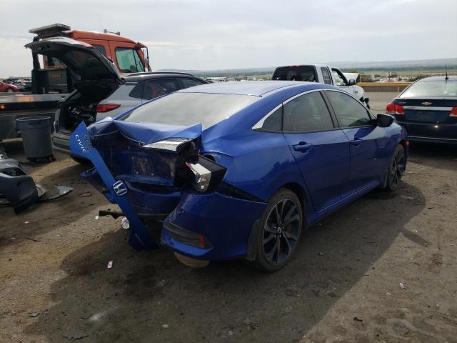 2HGFC2F8XLH594298 - 2020 HONDA CIVIC SPOR BLUE photo 4