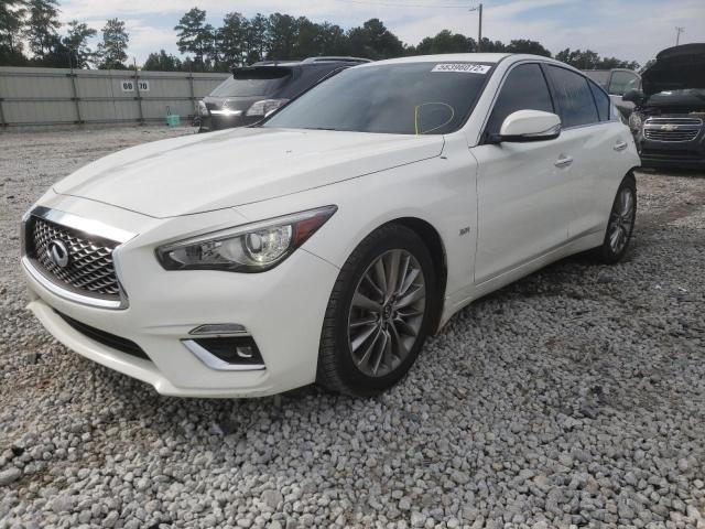 JN1EV7AP6KM513473 - 2019 INFINITI Q50 LUXE WHITE photo 2