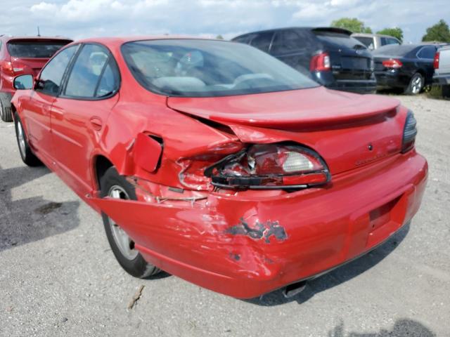 1G2WP52K82F148239 - 2002 PONTIAC GRAND PRIX Қызыл фото 3