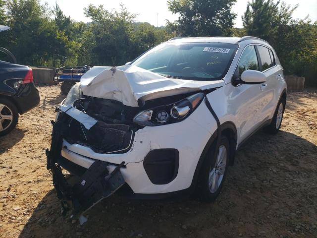 KNDPM3AC1H7074575 - 2017 KIA SPORTAGE L WHITE photo 2