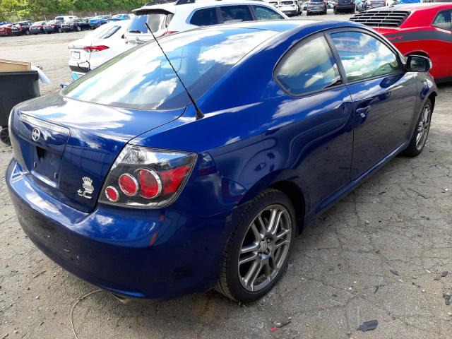 JTKDE167X90296700 - 2009 TOYOTA SCION TC ლურჯი ფოტო 4